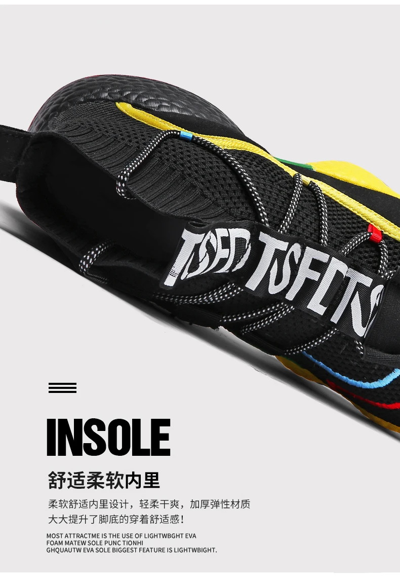 Spring New Men Running Shoes Non Slip Fashion Sneakers Breathable Mesh Soft Sole Casual Athletic Walking Shoes Large Size 39-48