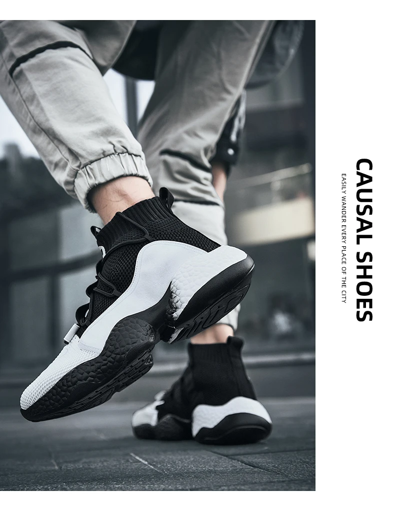 Spring New Men Running Shoes Non Slip Fashion Sneakers Breathable Mesh Soft Sole Casual Athletic Walking Shoes Large Size 39-48