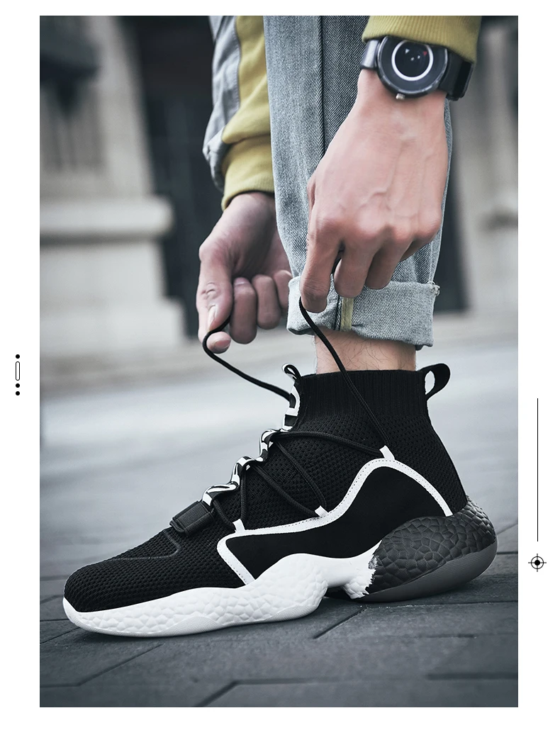 Spring New Men Running Shoes Non Slip Fashion Sneakers Breathable Mesh Soft Sole Casual Athletic Walking Shoes Large Size 39-48