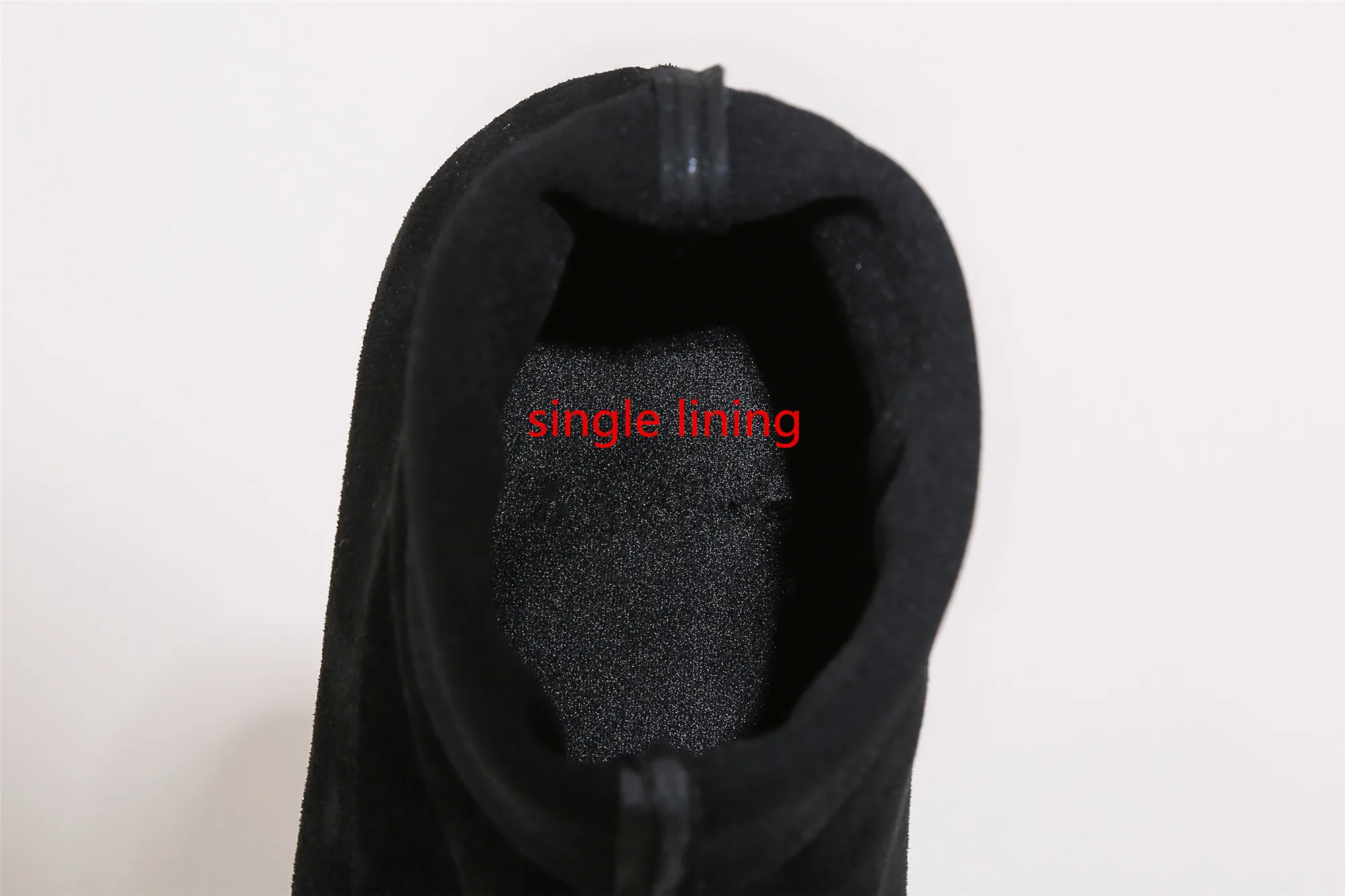 Woman Sock Ankle Boots 2026 Spring Autumn Pointed Toe Low Heel Elastic Flock Black Comfortable Booties Lady Shoes Big Size 42 43