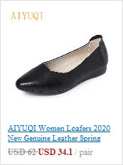AIYUQI Ladies Spring Shoes 2026 New Genuine Leather Mother Flat Shoes Casual Large Size 41 42 43 Square Comfortable Women Shoes
