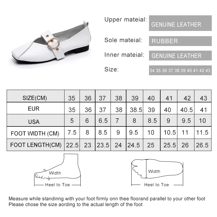 AIYUQI Ladies Spring Shoes 2026 New Genuine Leather Mother Flat Shoes Casual Large Size 41 42 43 Square Comfortable Women Shoes