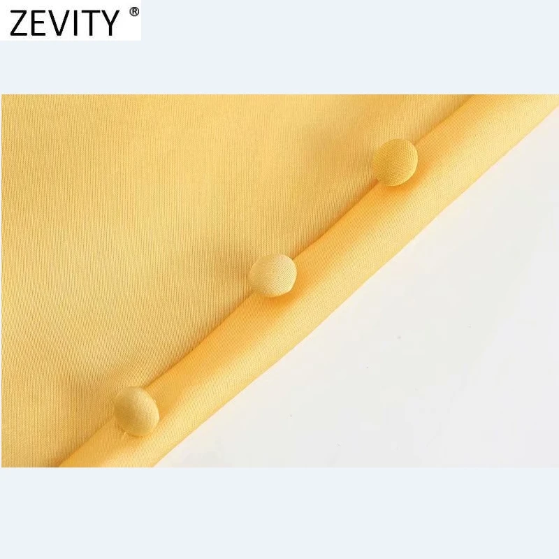 Zevity 2021 Elegant Women French Style Candy Color Split Satin A Line Skirt Faldas Mujer Female Casual Summer Midi Skirts QUN810