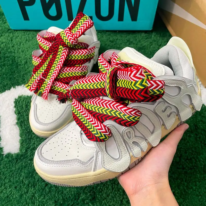 New Flat Shoelaces for Sneakers AF1 Shoe Laces Width 1.5cm/2cm/3cm Shoelace Luxury Brand Laces Shoes 120/140/160cm Strings