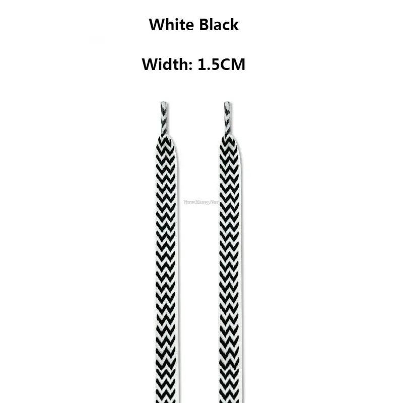 New Flat Shoelaces for Sneakers AF1 Shoe Laces Width 1.5cm/2cm/3cm Shoelace Luxury Brand Laces Shoes 120/140/160cm Strings