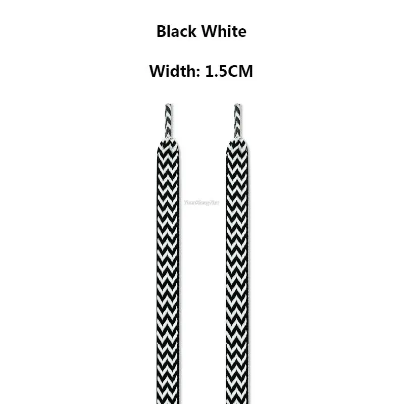 New Flat Shoelaces for Sneakers AF1 Shoe Laces Width 1.5cm/2cm/3cm Shoelace Luxury Brand Laces Shoes 120/140/160cm Strings