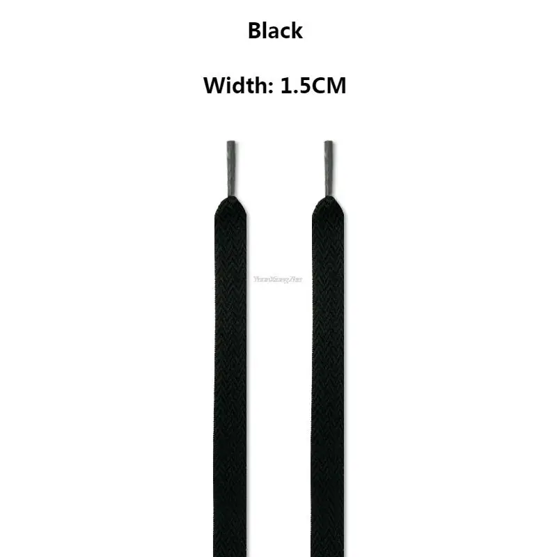 New Flat Shoelaces for Sneakers AF1 Shoe Laces Width 1.5cm/2cm/3cm Shoelace Luxury Brand Laces Shoes 120/140/160cm Strings
