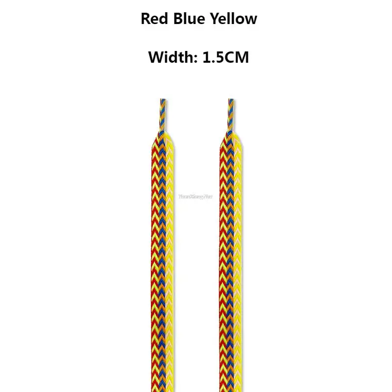 New Flat Shoelaces for Sneakers AF1 Shoe Laces Width 1.5cm/2cm/3cm Shoelace Luxury Brand Laces Shoes 120/140/160cm Strings