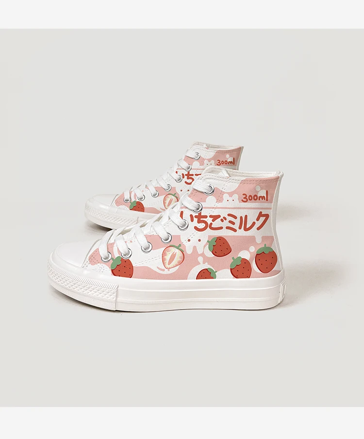Amy and Michael Spring New Fashion Women Sneakers Lovely Girls Students Hand Painted Vulcanized Canvas Shoes Flat Trainers