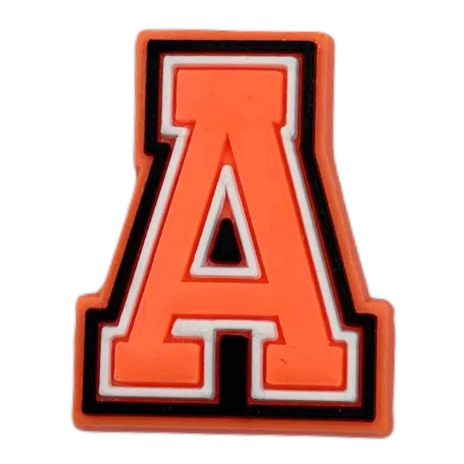 Orange Letter Shoe Charms for Crocs Accessories Women Clogs Pins Men Badge Kids Jeans Girls Decorations Buckle Shoes Accessories