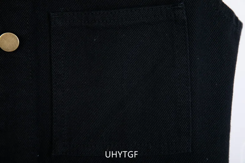 UHYTGF 2023 6XL Denim Vest Women Jacket Single Breasted Sleeveless Autumn Winter Jeans Waistcoat Female Vintage Cowboy Coat 2482