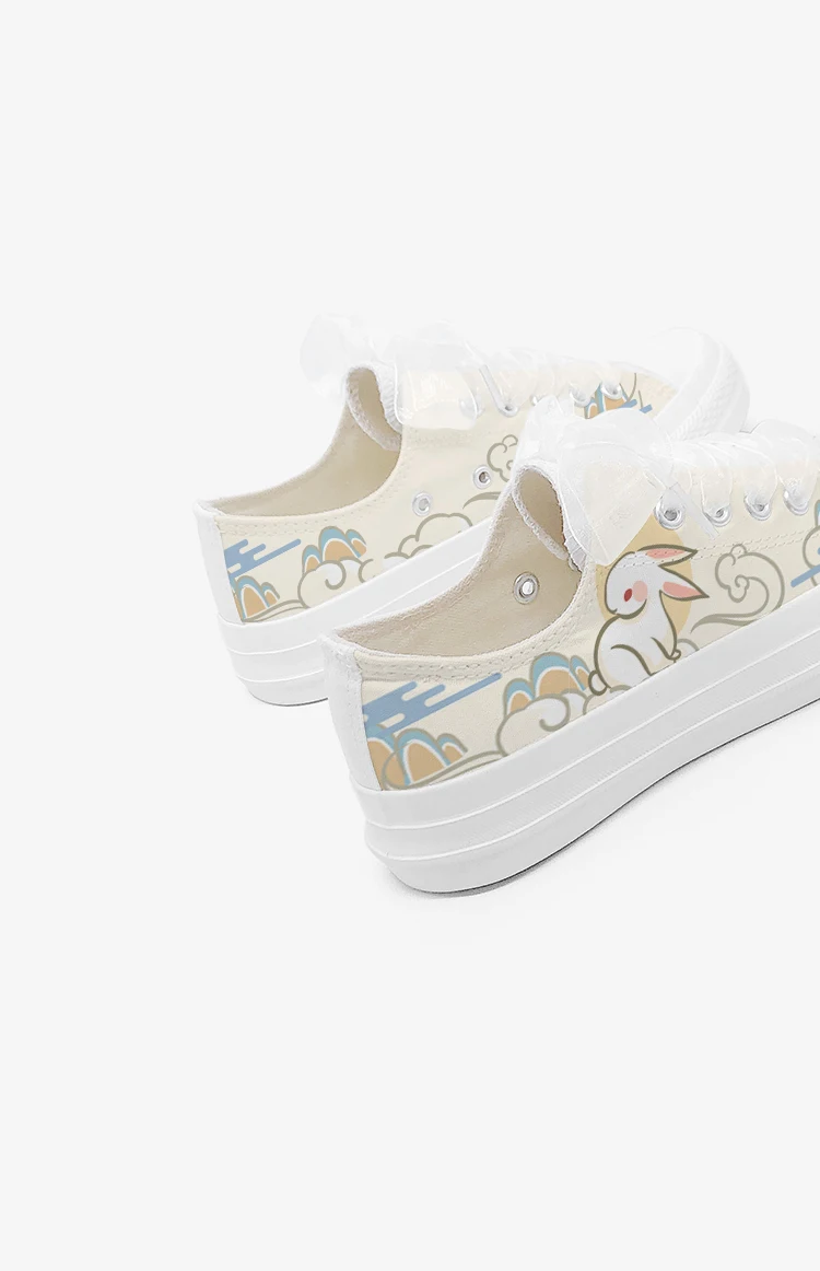 Amy and Michael Original Designers Canvas Shoes Fashion Ladies Casual Flat Hand Painted Espadrilles Cute Woman Vulcanize Shoes