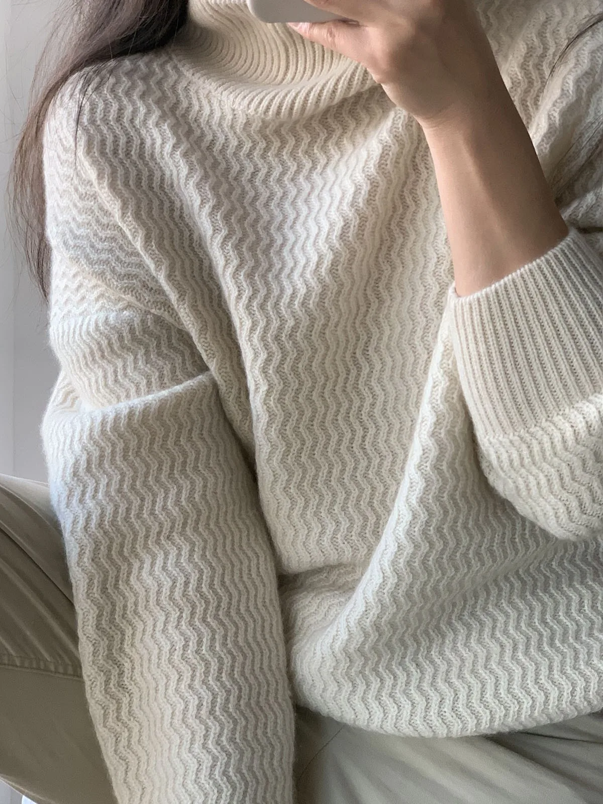 Women Turtleneck Cashmere Sweater Autumn Winter Sloid Color Knitted Jumper Female Casual    Jacquard TurtleneckSweaters 2021