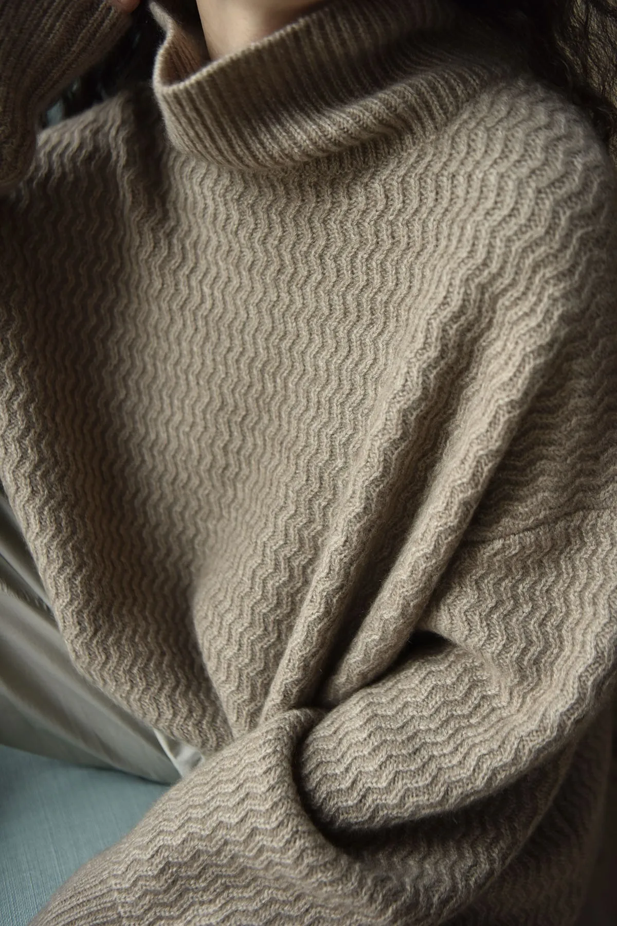 Women Turtleneck Cashmere Sweater Autumn Winter Sloid Color Knitted Jumper Female Casual    Jacquard TurtleneckSweaters 2021
