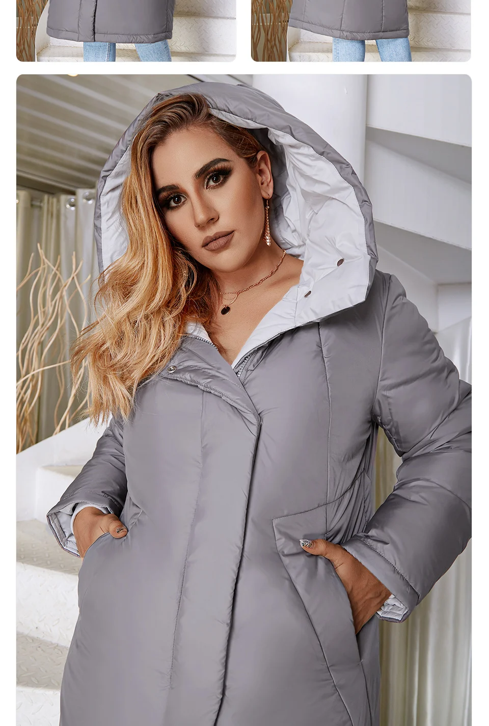 Astrid 2022 New Winter Women's coat women long warm parka fashion thick Jacket hooded Bio-Down Plus size female clothing AT-6703