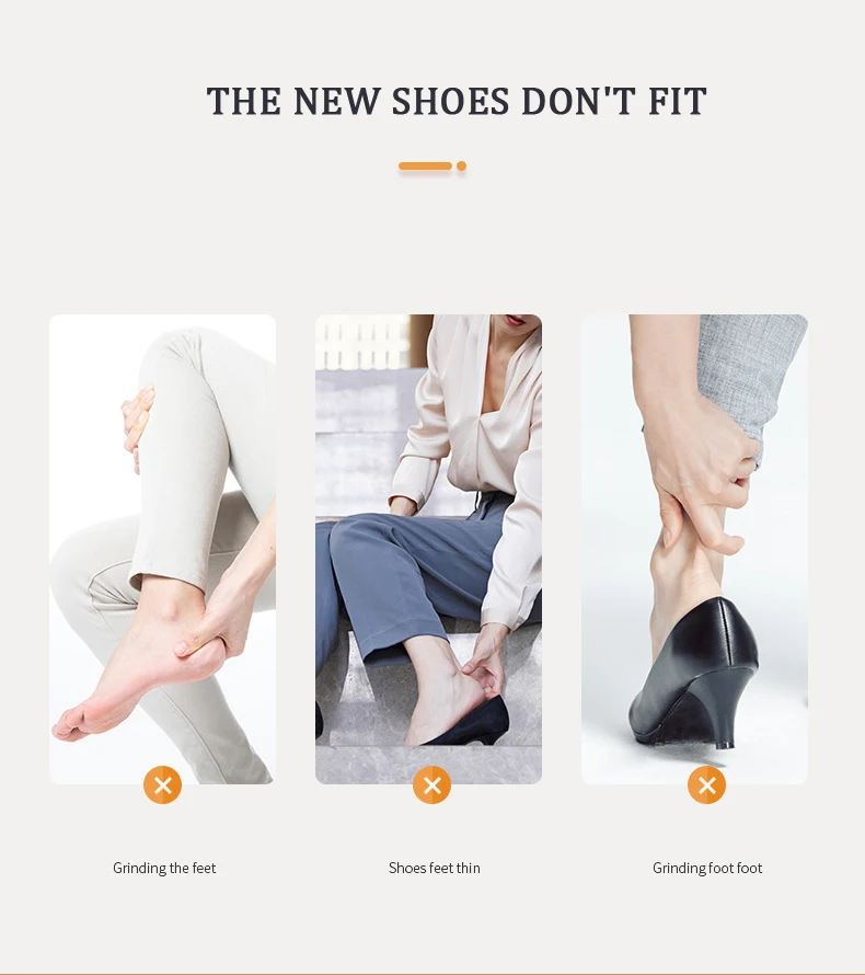 Women Insoles for Shoes High Heel Pad Adjust Size Adhesive Heels Stickers Pads Soft Protector Pain Relief Foot Care Insert Heel