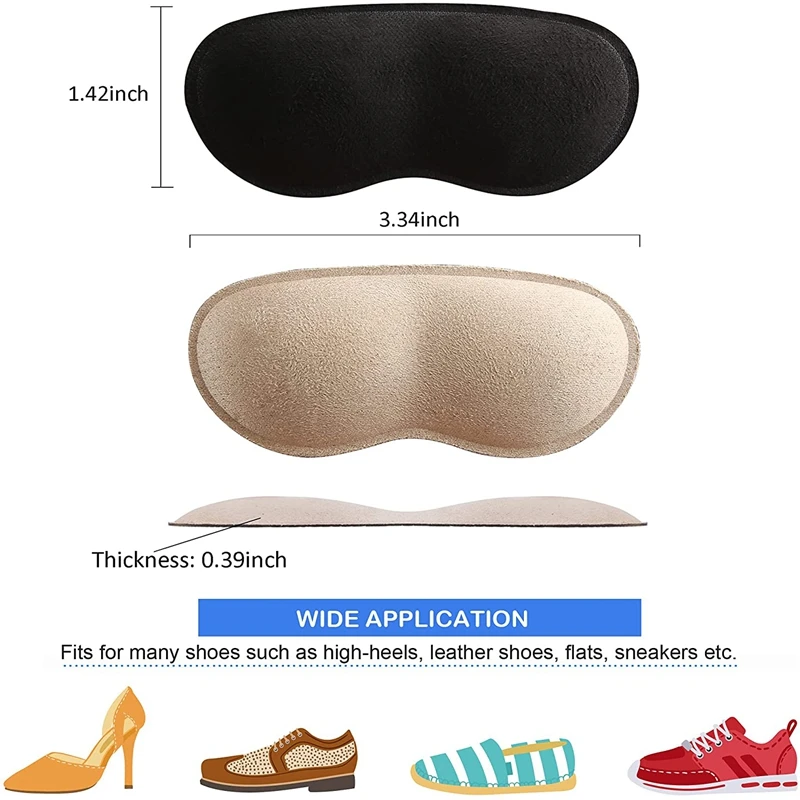Women Insoles for Shoes High Heel Pad Adjust Size Adhesive Heels Stickers Pads Soft Protector Pain Relief Foot Care Insert Heel