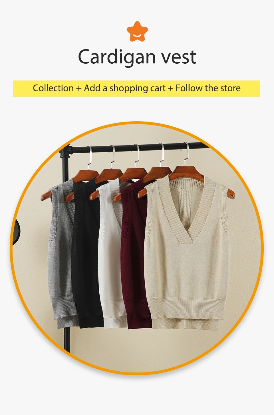 Women's Vest Cropped Sweater Clothing Preppy Style Tops Sweaters Blouse Pullover Warm Korean Padded Woman Female Sleeveless