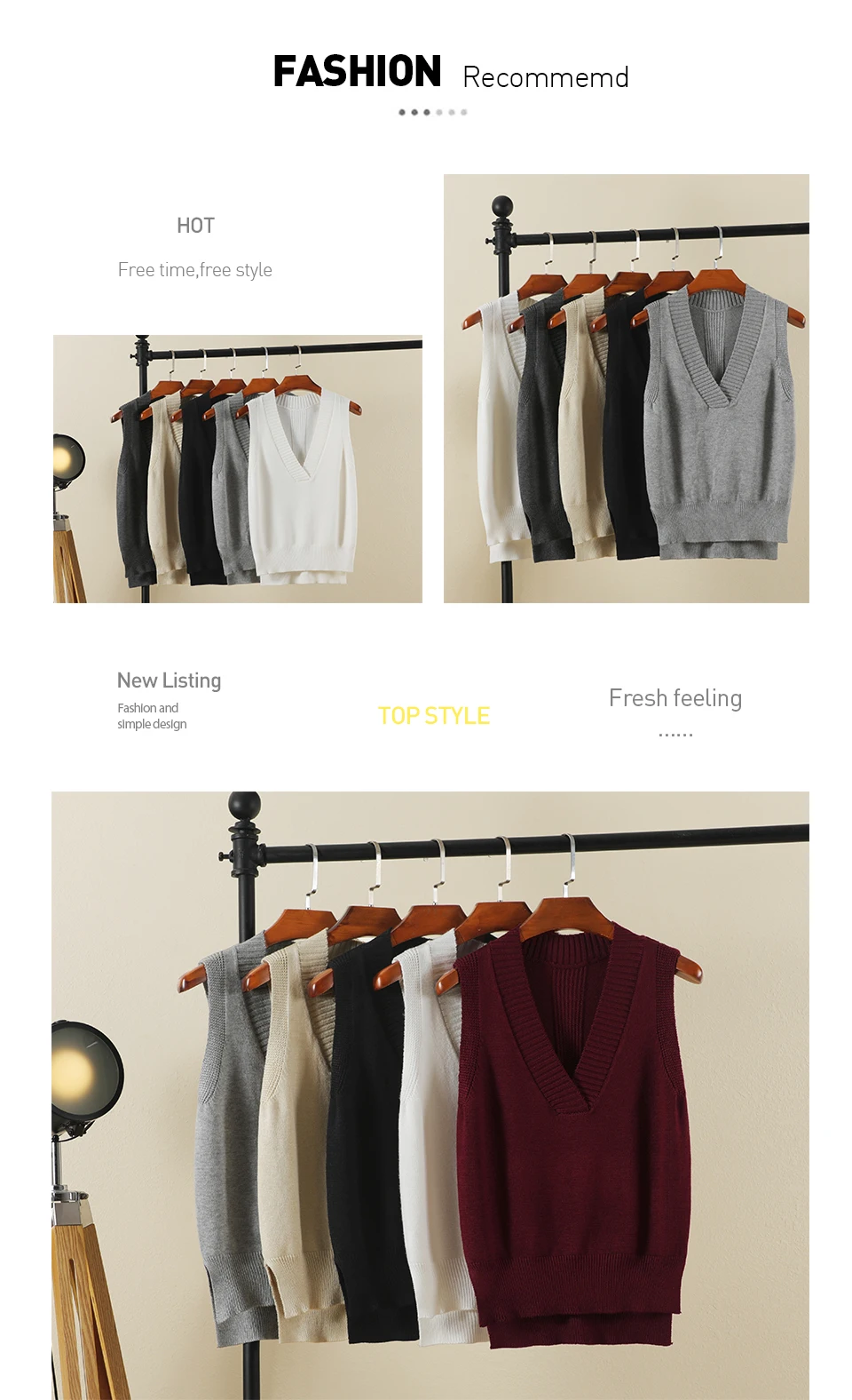 Women's Vest Cropped Sweater Clothing Preppy Style Tops Sweaters Blouse Pullover Warm Korean Padded Woman Female Sleeveless