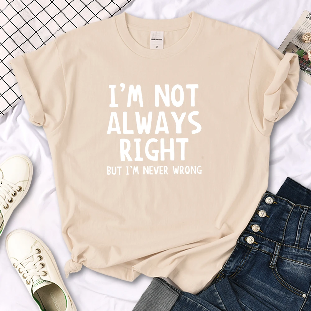 Women's T-Shirt Cool Interesting Letters Printed Tees Female Summer Oversized Tshirt Woman Round Neck Casual Tshirt Tops