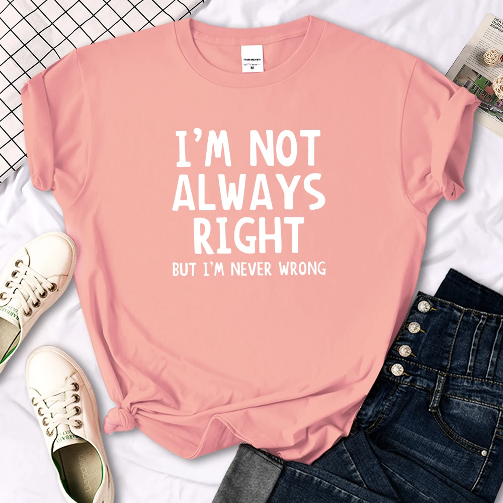 Women's T-Shirt Cool Interesting Letters Printed Tees Female Summer Oversized Tshirt Woman Round Neck Casual Tshirt Tops