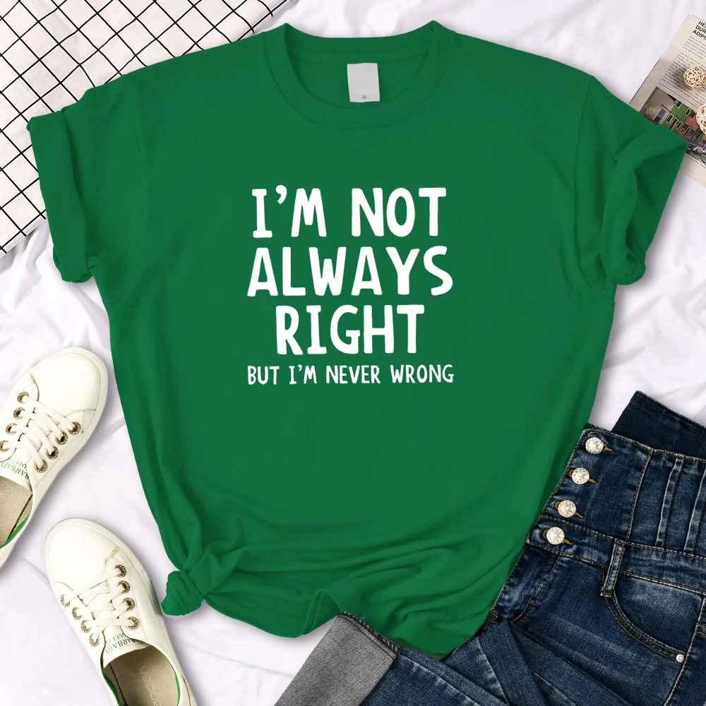 Women's T-Shirt Cool Interesting Letters Printed Tees Female Summer Oversized Tshirt Woman Round Neck Casual Tshirt Tops