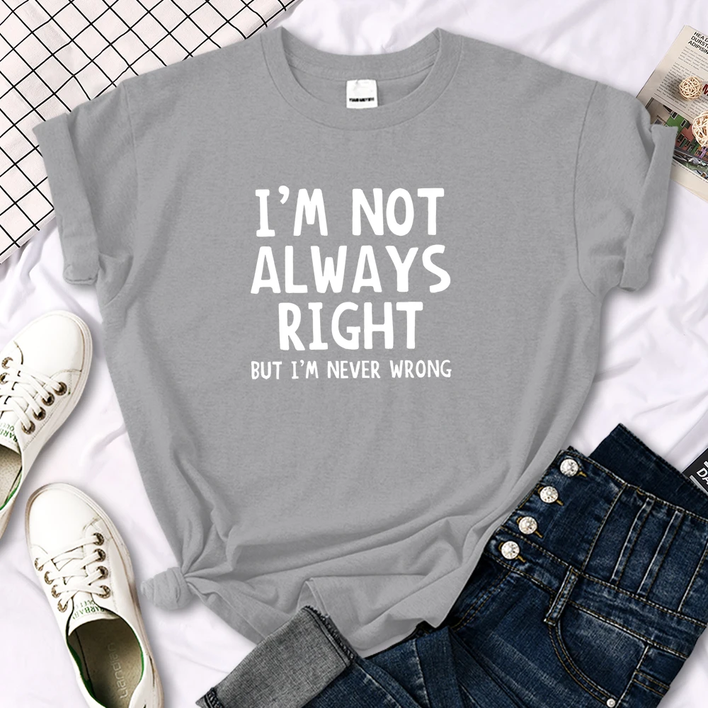 Women's T-Shirt Cool Interesting Letters Printed Tees Female Summer Oversized Tshirt Woman Round Neck Casual Tshirt Tops