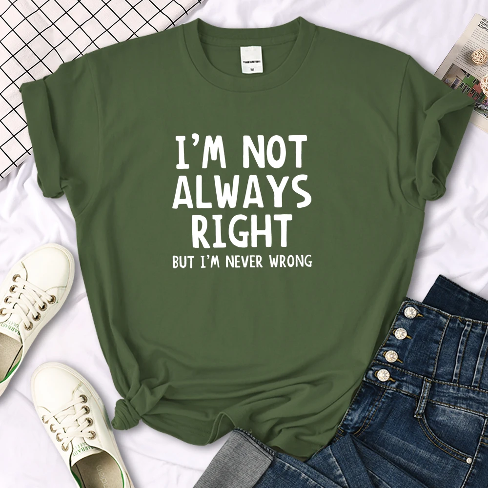 Women's T-Shirt Cool Interesting Letters Printed Tees Female Summer Oversized Tshirt Woman Round Neck Casual Tshirt Tops