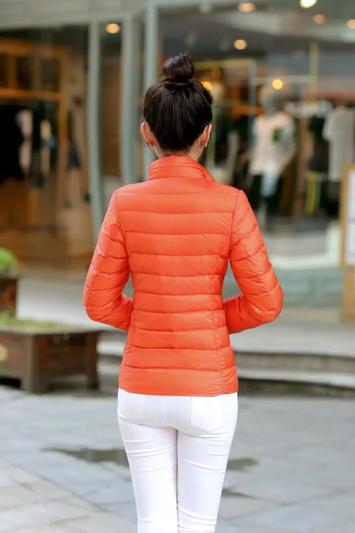 8XL Women White Duck Down Coats 4XL 5XL Female Ultra Light Duck Down Jackets Autumn Winter Warm Stand Collar Hiking Coat Outwear