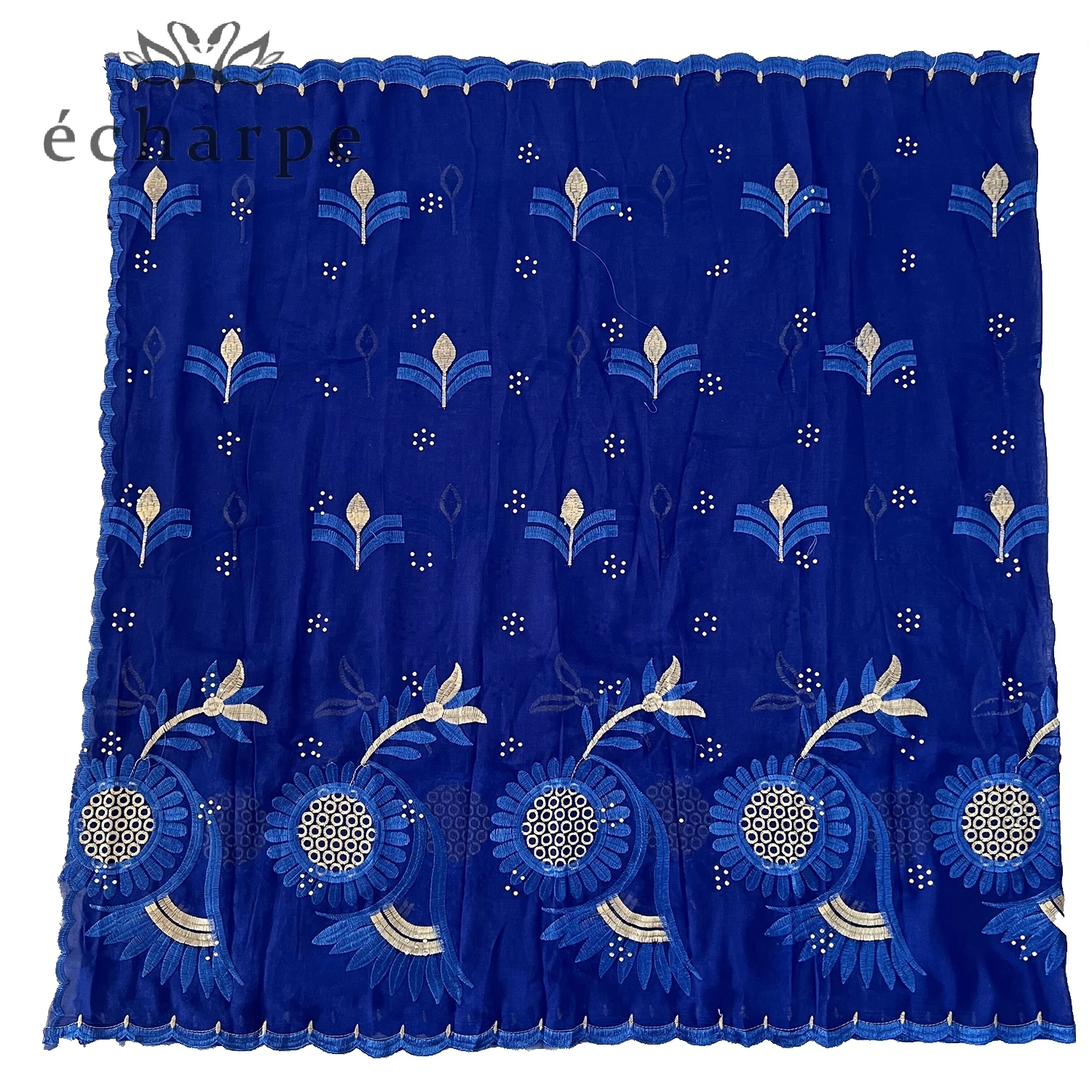 2024 New Dubai Scarf For Muslim Women African Cotton Hijab Islam Hijab Pashmina Turban Headscarf Embroidery Shawls
