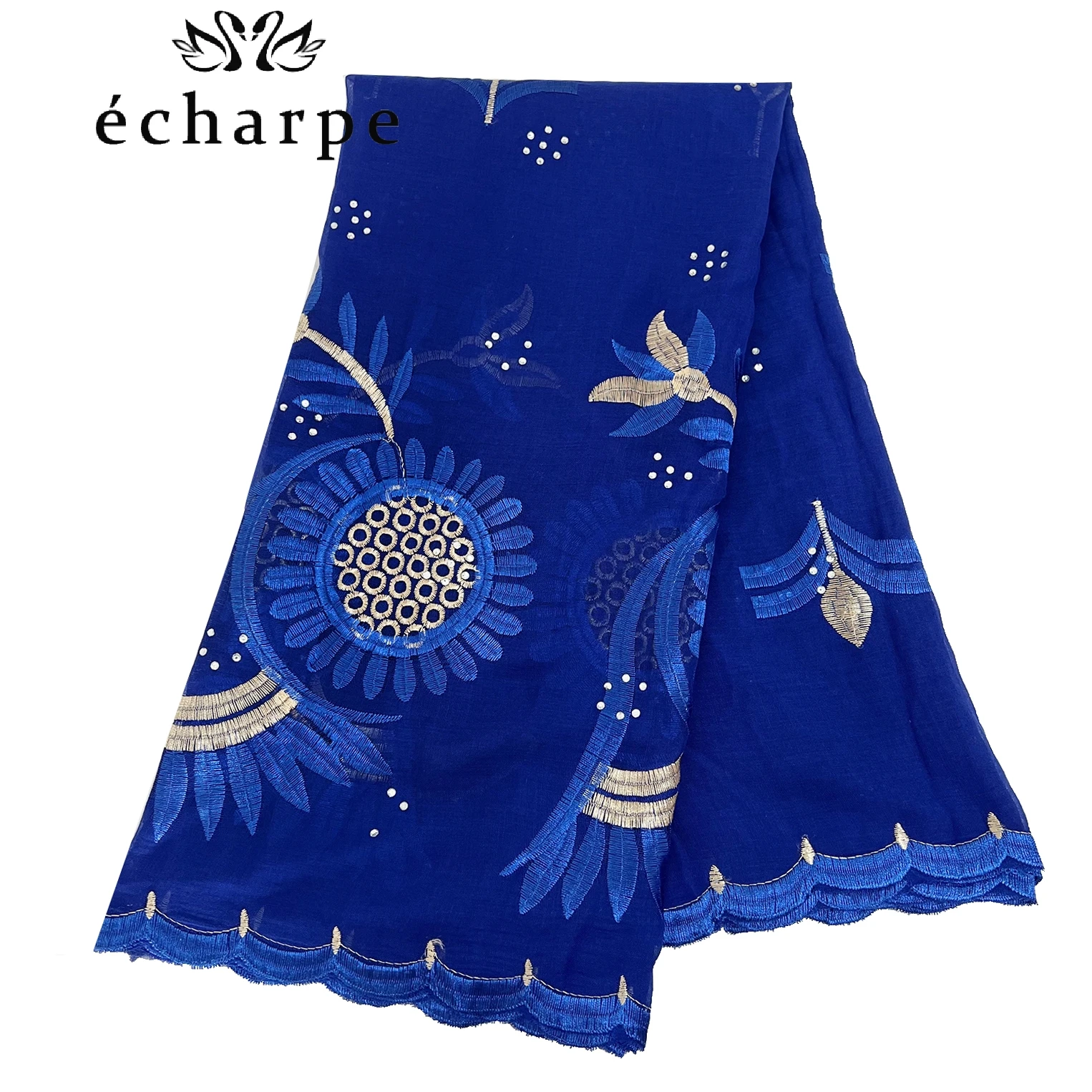 2024 New Dubai Scarf For Muslim Women African Cotton Hijab Islam Hijab Pashmina Turban Headscarf Embroidery Shawls