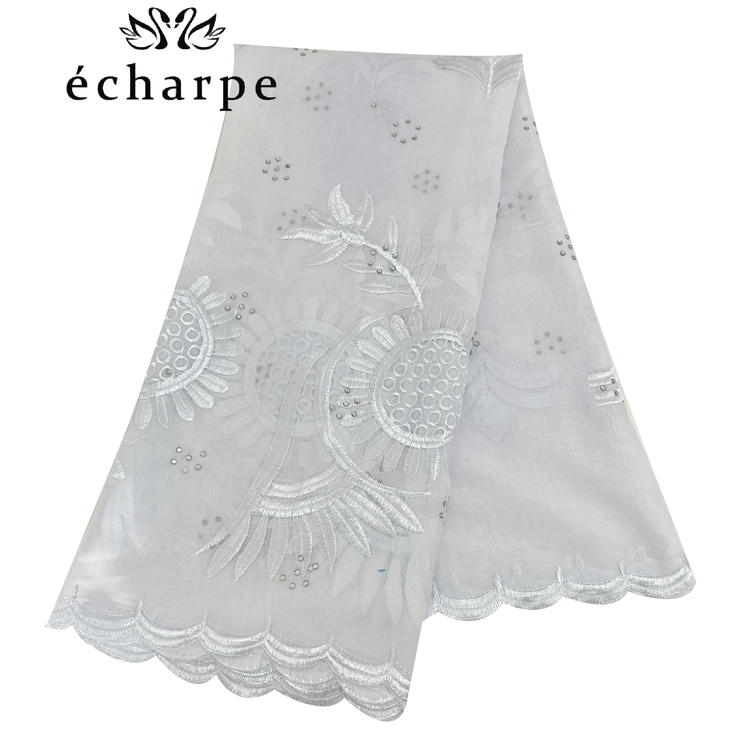 2024 New Dubai Scarf For Muslim Women African Cotton Hijab Islam Hijab Pashmina Turban Headscarf Embroidery Shawls