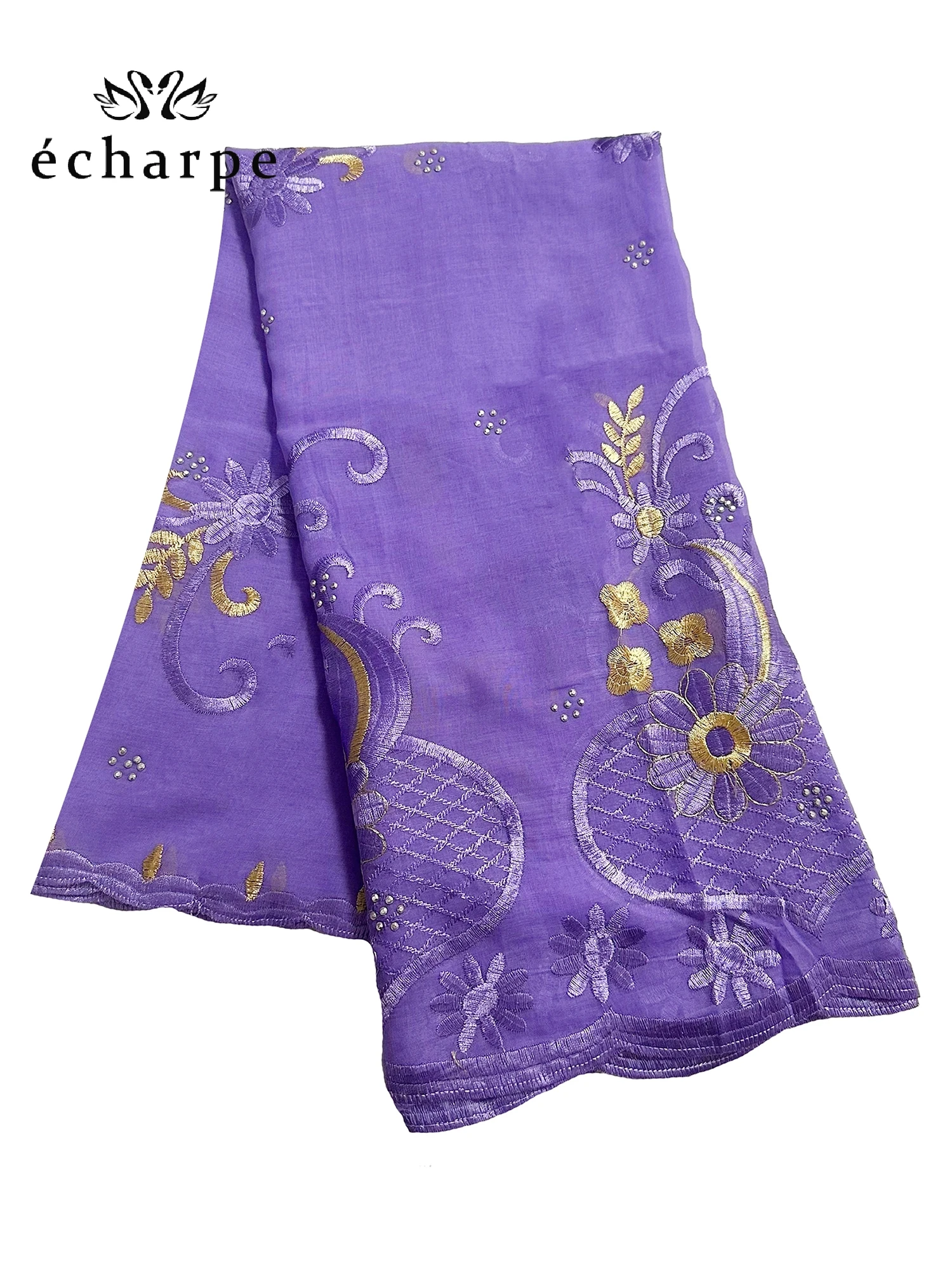 2024 New Dubai Scarf For Muslim Women African Cotton Hijab Islam Hijab Pashmina Turban Headscarf Embroidery Shawls
