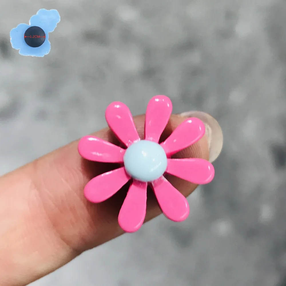 Single Sale Resin Sunflowers Charms Garden Shoe Accessories 3D Shoes Decoration Fit Holes Wristbands Kid‘s Girl's Gift