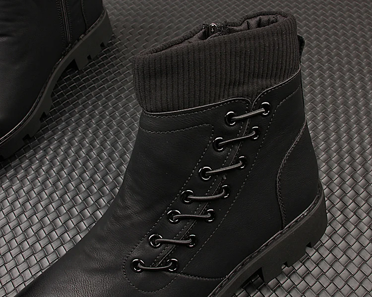 mens fashion party nightclub dresses natural leather platform shoes handsome cowboy boot ankle botas masculinas zapatos hombre