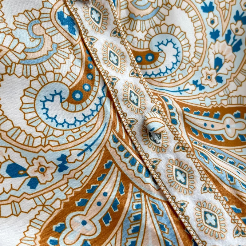 Vintage Women's Dress Long Sleeve Print Floral High Waist Boho Party Maxi Vestidos Elegant Luxury Long Dresses Spring Autumn