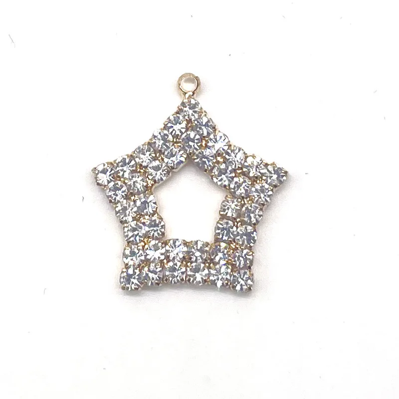 1PCS Shoes Charms Designer Charm Bling Rhinestone Girl Gift Glow Clog Decoration Metal Love Butterfly Shoe Accessories