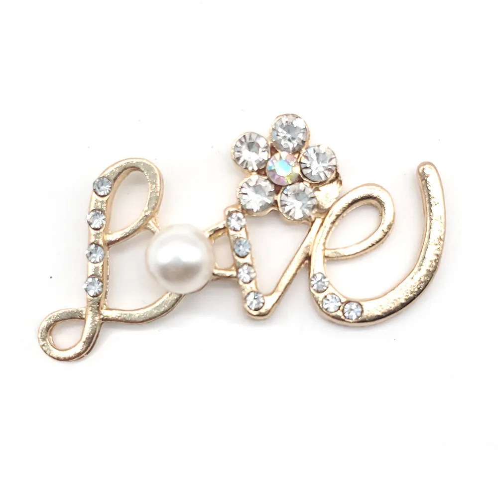 1PCS Shoes Charms Designer Charm Bling Rhinestone Girl Gift Glow Clog Decoration Metal Love Butterfly Shoe Accessories
