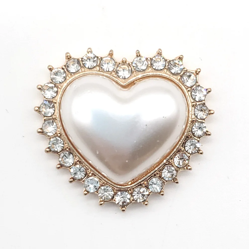 1PCS Shoes Charms Designer Charm Bling Rhinestone Girl Gift Glow Clog Decoration Metal Love Butterfly Shoe Accessories