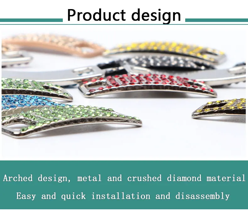 Colorful Rhinestone Buckle Laces Shoe Decoration Jeweled Sneakers Shoe Charms DIY Shoelaces Buckles Shoes Accesories 2pcs