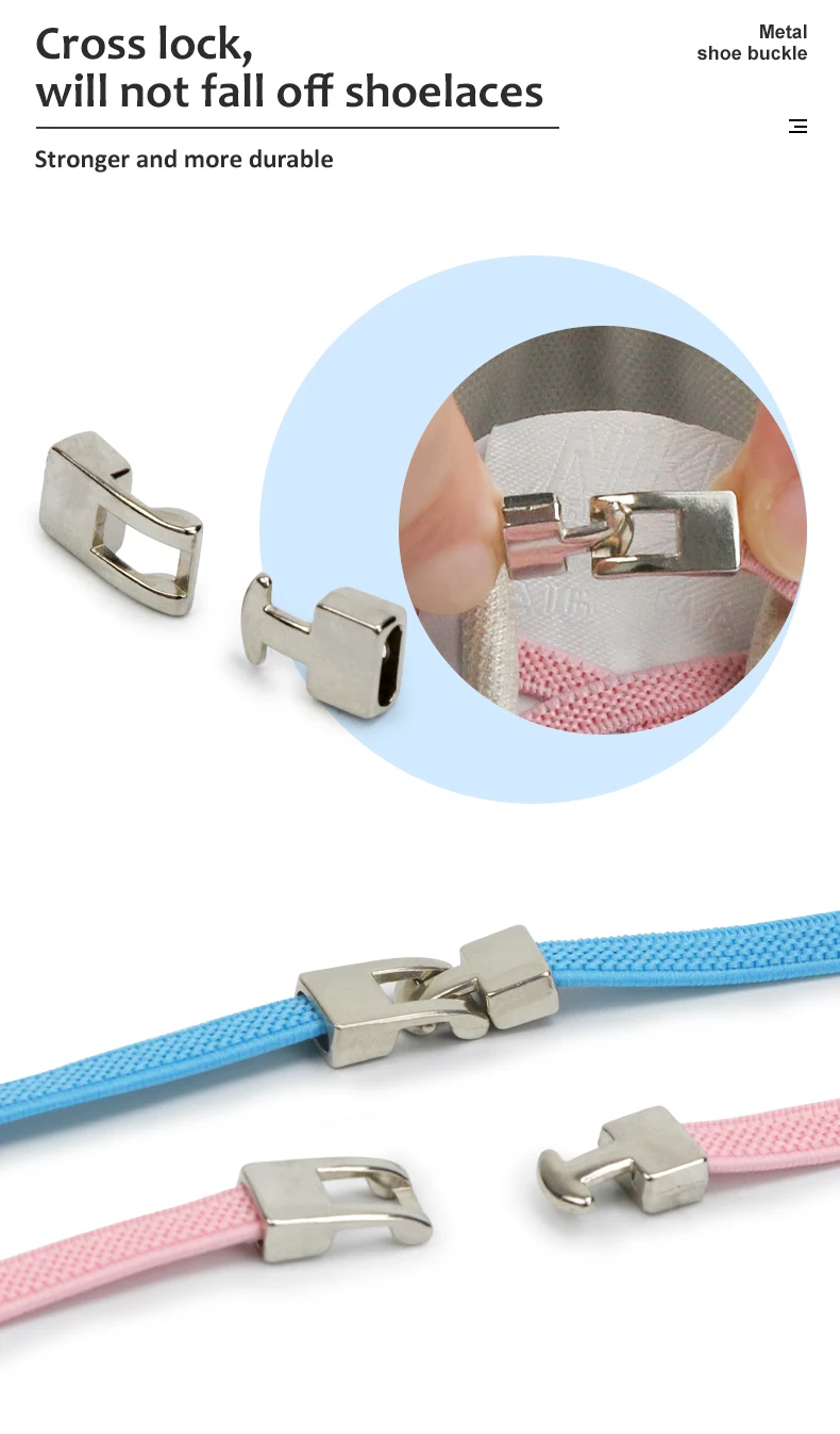 2026 Fashion New Metal Shoelace Magnetic Buckle Shoes Accessories Sneaker Kits Metal Laces Buckle 4 Style Shoe Decorations