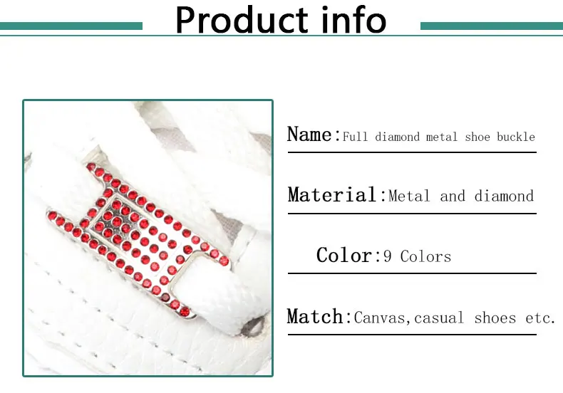 2Pcs Colorful Rhinestone Laces Shoe Decoration Jeweled Sneaker Shoe Charms Girl Gift DIY Shoelaces Buckles Shoes Accesories