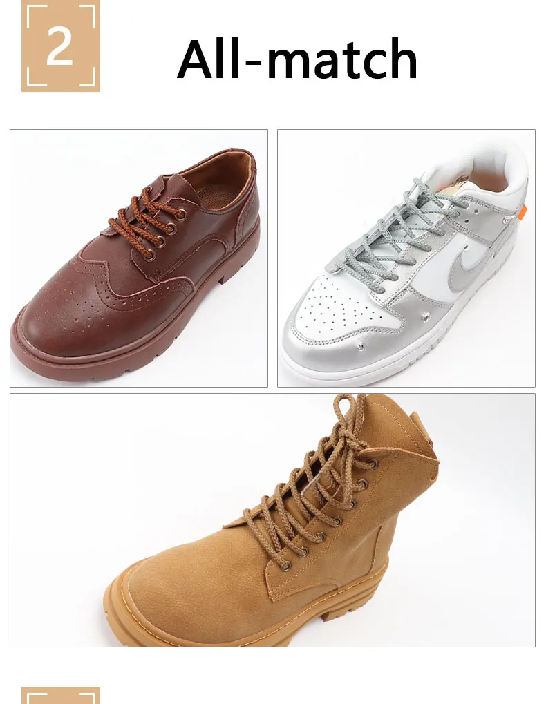 New Round Shoelaces Outdoor Hiking Boot High Top Shoe Laces Casual Sneakers Sports Leather Shoes Boots Kids Shoelace Accesories