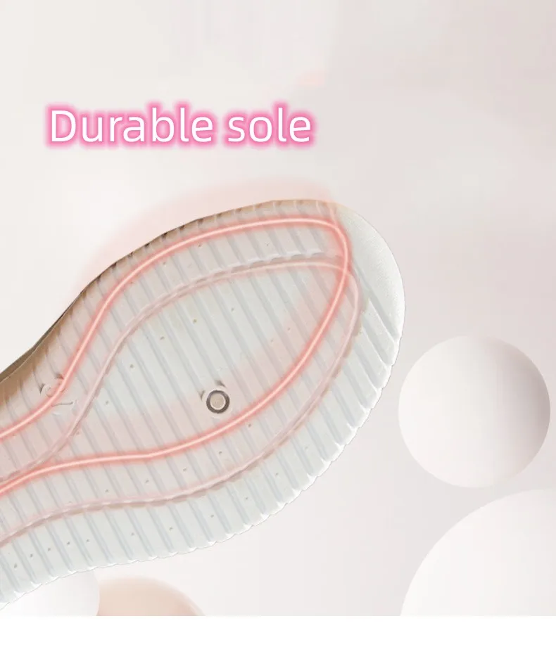 Cheap Mom Summer Mesh Knitting Sneakers Women Breathable Mary Janes Shoes Non-slip Ladies Casual Nurse Office Shoes Ballet Flats