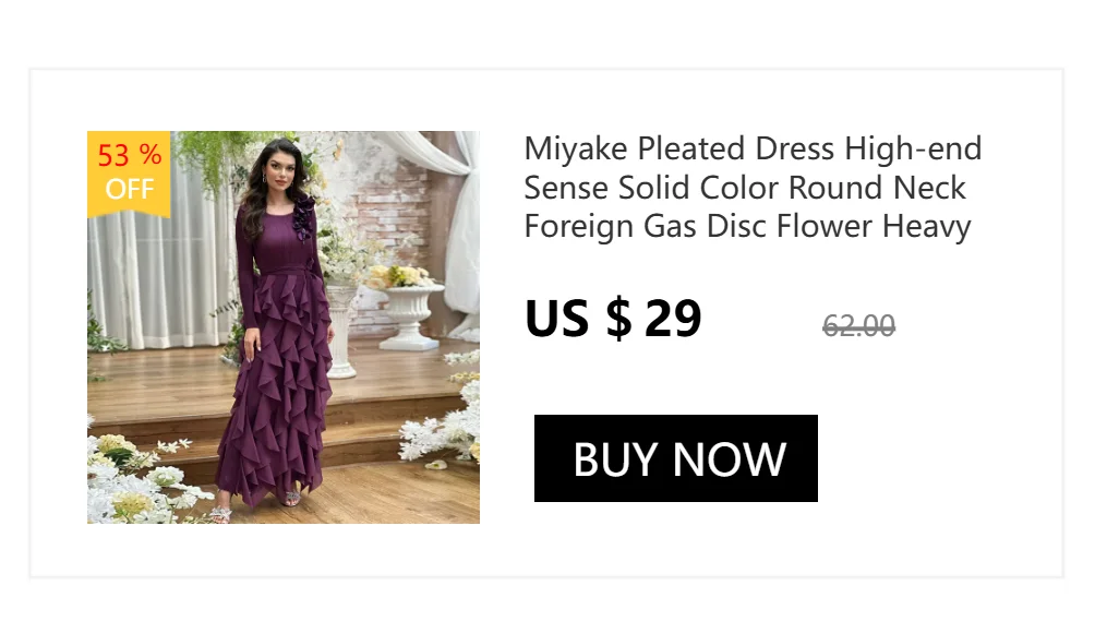 Miyaki Fold Dress for Women, Elegant Dress, V-neck, Bat-Sleeve, Printed Loose Dress, High-Grade, Spring and Autumn Fashion, 2022