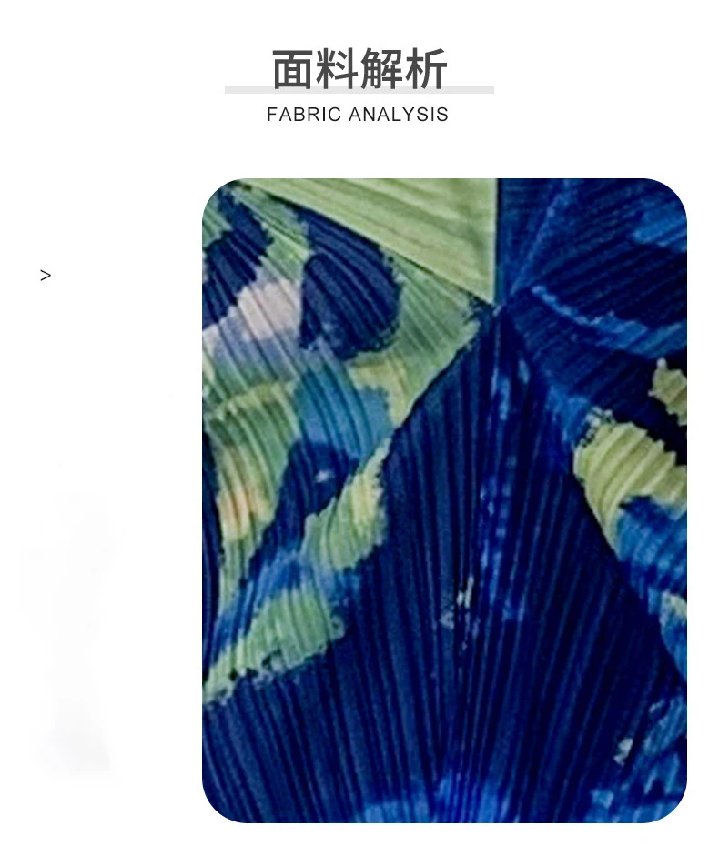 Miyaki Fold Dress for Women, Elegant Dress, V-neck, Bat-Sleeve, Printed Loose Dress, High-Grade, Spring and Autumn Fashion, 2022