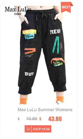 Amax LuluE 2025 Streetwear Womens Summer Fashion Loose Ripped Jeans Ladies Casual Vintage Luxury Denim Pants Punk Harem Trousers