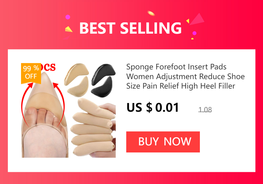 Sponge Forefoot Insert Pads Women Pain Relief High Heel Insoles Reduce Shoes Size Filler Protector Adjustment Shoe Accessories