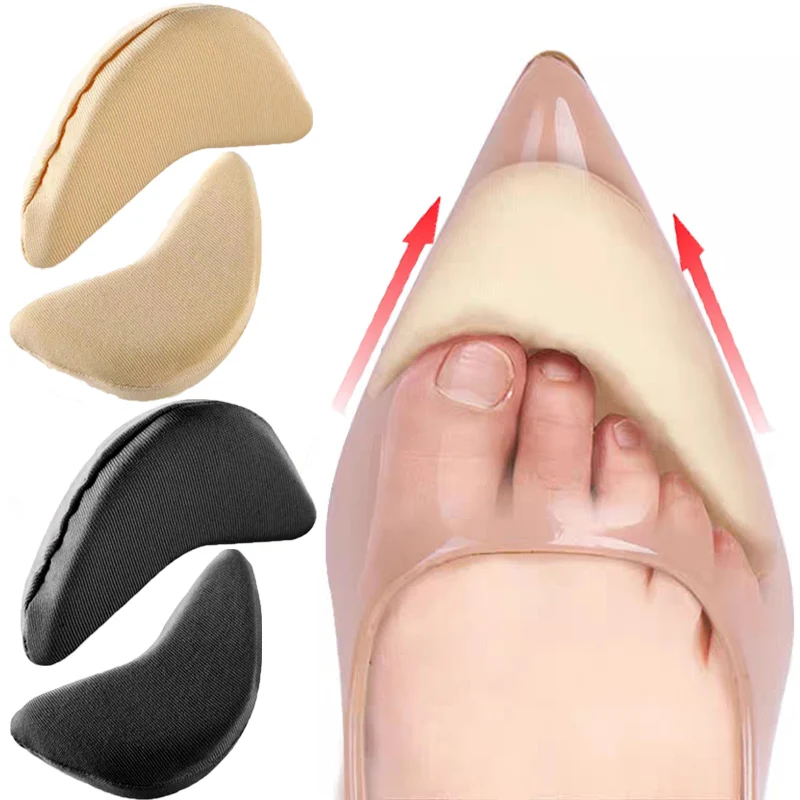 Sponge Forefoot Insert Pads Women Pain Relief High Heel Insoles Reduce Shoes Size Filler Protector Adjustment Shoe Accessories