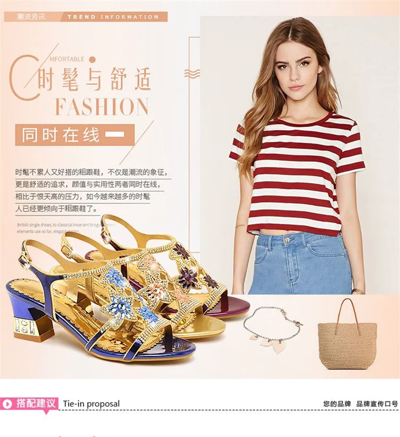 2023 New Fashion Sandals Ladies High And Low Heel Sandals Leather Women'S Sandals With Diamonds Outdoor Ladies Beach Shoes